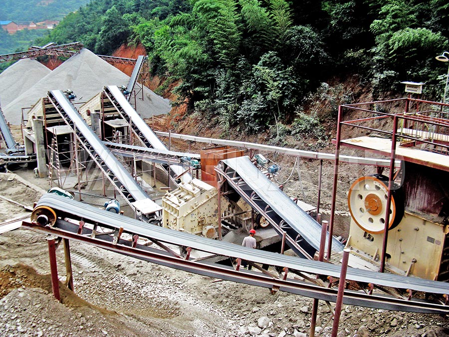 皮帶輸送機客戶現場