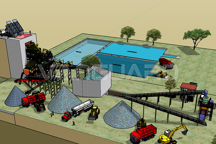 安瑞特時產1000噸鋁礬土項目生產線