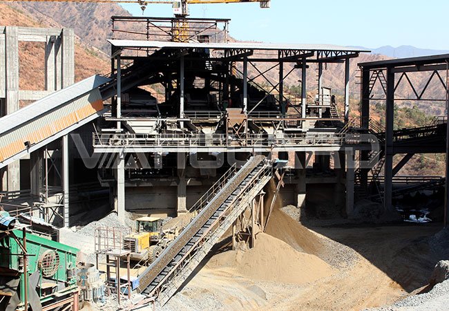 四川攀枝花時(shí)產(chǎn)800噸碎石生產(chǎn)線