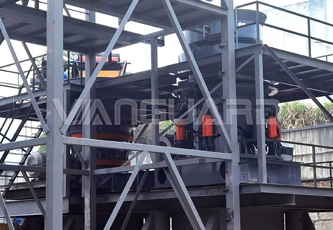 福建時(shí)產(chǎn)300噸破碎制砂生產(chǎn)線