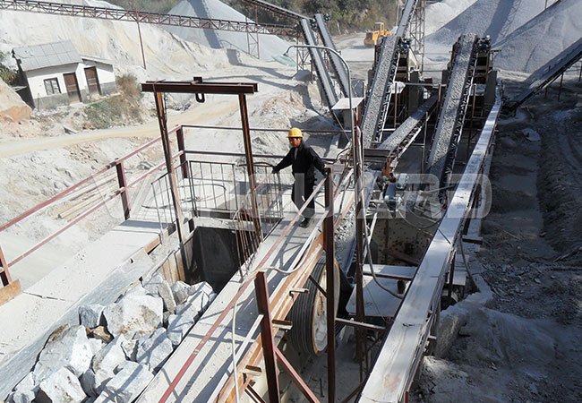 貴州時(shí)產(chǎn)200噸碎石生產(chǎn)線