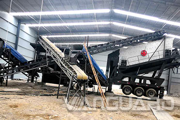 建筑垃圾生產(chǎn)線現(xiàn)場(chǎng)